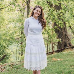 Antonio Melani White Sleeveless Dress